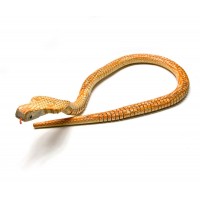 Змея -кобра деревянная коричневая (100 см)