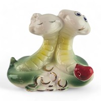 Змеи пара фарфор (6х7х4 см)