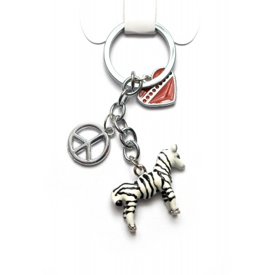 Брелок (W) "Зебра" (12 шт/уп) код 26272