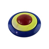 Фрисби красно-желто-синяя (летающая тарелка)(d-23 см)