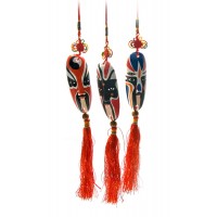 Маска керамическая с кисточкой (10х4х2 см)