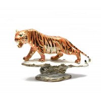 Статуэтка Тигр фарфор (11х18х5 см)