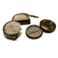 Компас бронза в кожаном чехле Librurnia warship (d-8,h-2 см) Компас бронза в кожаном чехле Librurnia warship (d-8,h-2 см)