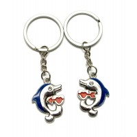 Брелоки для влюбленных (D) Дельфины (12 шт/уп)