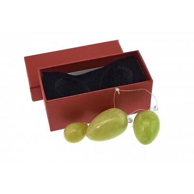 Массажер нефрит "Шары Венеры" вагинальные в футляре (13х7х6 см)(Fine)  Код: 26733