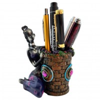 Африканка с корзиной, подставка под ручки (12,5х11,5х7 см)