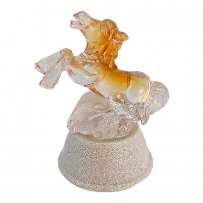 Лошадь с подсветкой оранжевая (8х6,5х5 см) Лошадь с подсветкой оранжевая (8х6,5х5 см)