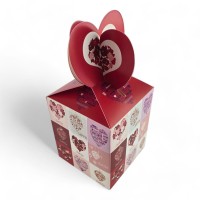 Подарочная коробка «Сердце Цветов»  (20х9х9 см)