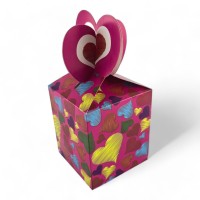 Подарочная коробка «Малиновый Соблазн»  (20х9х9 см)