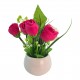 Цветы в горшке (16х7х7 см)
