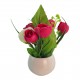 Цветы в горшке (16х7х7 см)