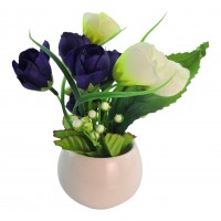 Цветы в горшке (16х7х7 см)