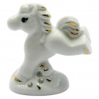Статуэтка Лошадь фарфоровая (7х6,5х3,5 см) белая Статуэтка Лошадь фарфоровая (7х6,5х3,5 см) белая