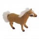 Лошадь из натурального меха (11х11х3,5 см)
