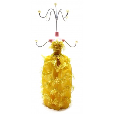 Подставка под бижутерию Манекен желтая (25х9,5х9 см) Подставка под бижутерию Манекен желтая (25х9,5х9 см)