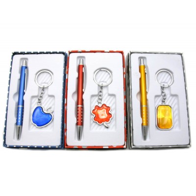 Ручка с брелоком набор (17х10х3 см)(MH603) код 27224