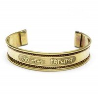 Браслет медный с мантрой (17х3,5 см)