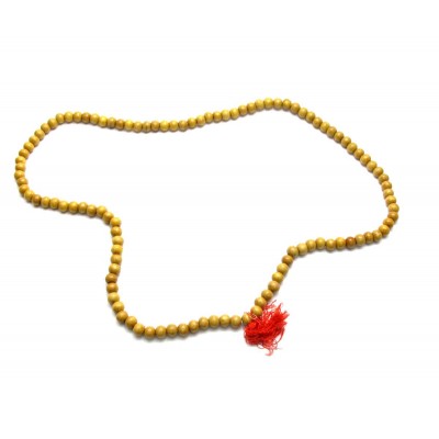 Четки деревянные (Ø=8 мм 53 см)(108 бусин) Четки деревянные (53 см)(WOODEN JAPMALA NATURAL {LARGE}) код 27428