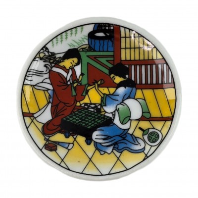 Магнит на холодильник Игра в шашки Го (5,5 см)