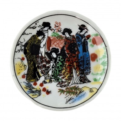 Магнит на холодильник Сцена из императорского дворца (5,5 см)