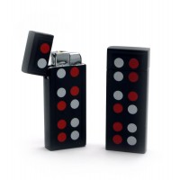 Зажигалка газовая  турбо Домино (7х3х1,5 см)