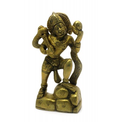 Хануман  бронза (13х7х3,5 см) (Hanuman Pahar 6") код 27853