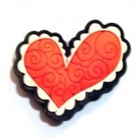 Магнит на холодильникСердечко (3х3 см)