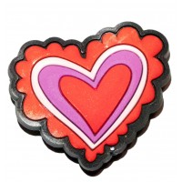 Магнит на холодильникСердечко (3х3 см)