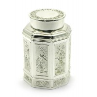 Баночка для чая металл (11х7,5х7,5 см)
