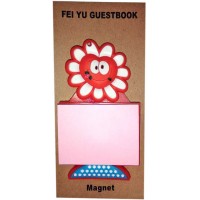 Магнит на холодильник сердечко со стикером(9х5 см)