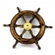 Штурвал деревянный с бронзовой вставкой ( 42х 4.2 см) Штурвал деревянный с бронзовой вставкой ( 42х 4.2 см)
