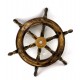Штурвал деревянный с бронзовой вставкой ( 42х 4.2 см) Штурвал деревянный с бронзовой вставкой ( 42х 4.2 см)