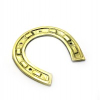 Подкова бронзовая  (9,5х9,5х0,3 см)