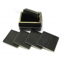 Подстаканник черное дерево (11х8,5х8,5 см) Подстаканник черное дерево (11х8,5х8,5 см)