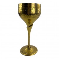 Бокал бронзовый позолоченный (17х 7,6 см)