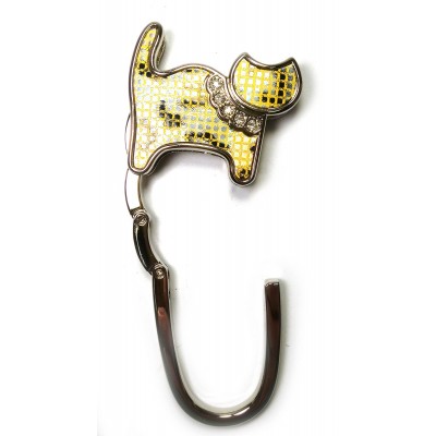 Сумкодержатель для женской сумочки Кошка-Замок бело-кремовая (7х6х1 см) Сумкодержатель для женской сумочки Кошка-Замок бело-кремовая (7х6х1 см)