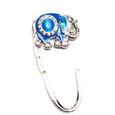 Сумкодержатель для женской сумочки Слон-Замок синий (7,5х5х1,5 см)