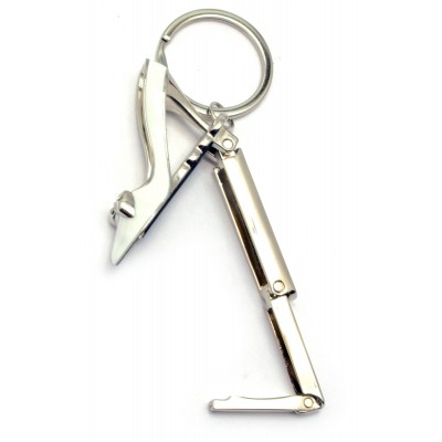 Сумкодержатель для женской сумочки Туфелька белая (5,5х4х1,5 см)