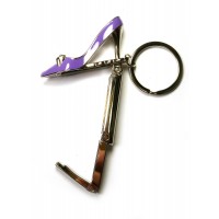 Сумкодержатель для женской сумочки Туфелька сереневая (5,5х4х1,5 см)