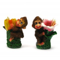 Обезьянка с зубочистками(8 шт/уп)(6,5х5,5х3,5 см) Обезьянка с зубочистками(8 шт/уп)(6,5х5,5х3,5 см)