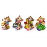 Магнит на холодильник Обезьянка с подарками (16 шт/уп)(7,5х4х3 см) Магнит на холодильник Обезьянка с подарками (16 шт/уп)(7,5х4х3 см)