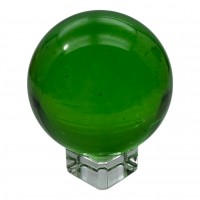 Шар хрустальный на подставке зеленый (5,8 см)