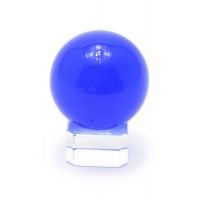 Шар хрустальный на подставке синий (4 см)