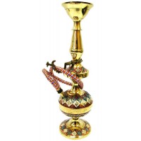 Кальян бронзовый цветной (1 персона)(40см)