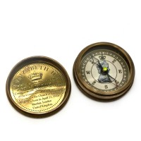 Компас Elizabeth антик бронза (6х6х2 см)
