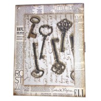 Ключница Ключи, газета ,массив дерева (25,5х19,5х5,5 см.). Ключница Ключи, газета ,массив дерева (25,5х19,5х5,5 см.).