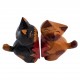 Кошки пара с сердечком дерево (13,5х8х3 см)