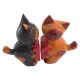 Кошки пара с сердечком дерево (13,5х8х3 см)