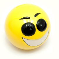 Копилка керамическая Смайл (d-9 см)A