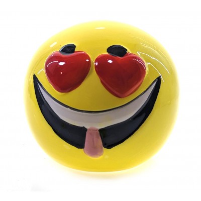 Копилка керамическая 'Смайл' (d-9 см)